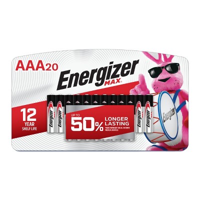 Energizer Max AAA Batteries - 20pk Alkaline Battery