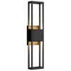 Modern Outdoor Wall Light Integrated LED Waterproof Matte Black Exterior Lighting Fixtures for House Porch Patio Garage Door Backyard Indoor - 2 of 4