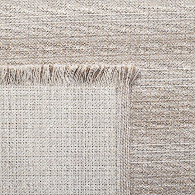 Augustine Ivory/Taupe Boho-Mod Square Area Rug, 6'4"