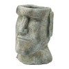 Chery Life 5"x5.5"x9" Easter Island Cement Planter - 2 of 4