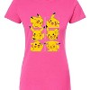 Women's - Pokémon - Pikachu Grid Fitted Graphic T-Shirt - 2 of 3