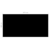 vidaXL Pool Cover Black 383.9"x192.1" PE - 4 of 4