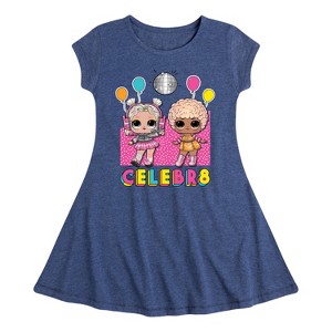 Girls' - LOL Surprise! - Celebr8 Fit & Flair Cap Sleeve Dress - 1 of 2