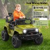 coucheta 12V Kids Ride on Truck Car with Parent Remote Control, Electric Off-Road Toy Car with Bluetooth, 3 Speed Mode and LED Lights,Battery Powered - 4 of 4
