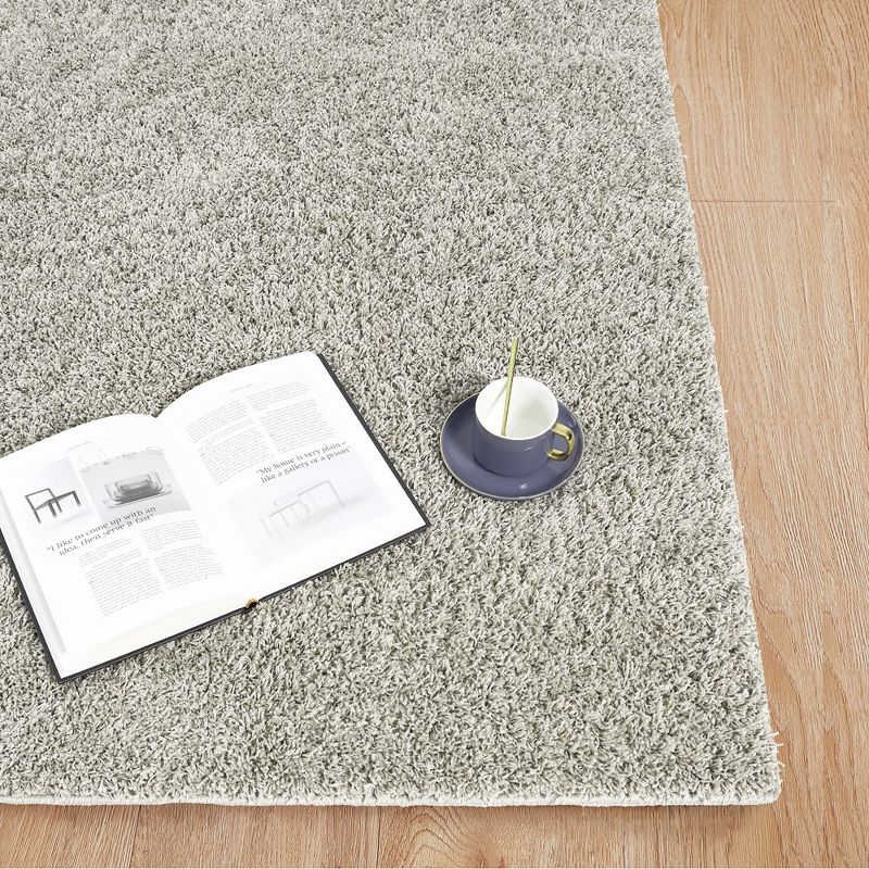 Solid Shaggy Rug Modern Indoor Carpet Fluffy Plush Rug Shag Area Rug Home Decor, 2 of 7