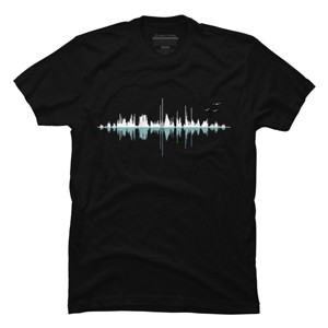 Men's Design By Humans Music City (Clear Graphic) By Expo T-Shirt - 1 of 4