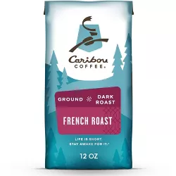Caribou Coffee French Dark Roast Ground Coffee - 12oz