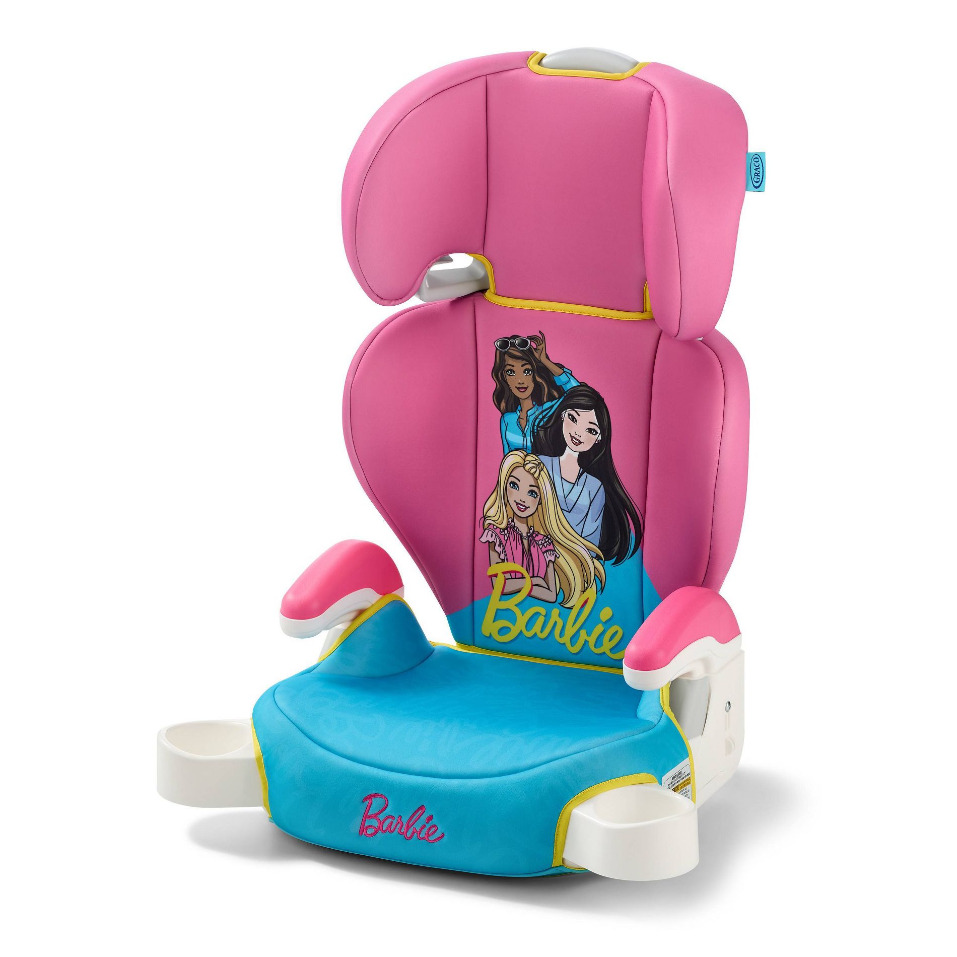 Graco Turbo Booster 2.0 HighBack Booster Car Seat - Barbie: Metal Frame, Forward Facing, Max Weight 100 lbs
