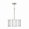 Capital Lighting Bodie 3 - Light Semi-Flush Mount in  Brushed Nickel - 3 of 4