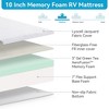 Dyonery RV Mattress 8/10 Inch Memory Foam Mattresses with Tencel Cover, Green Tea Cooling Gel, Medium Firm, CertiPUR-US, Mattress in Box - 2 of 4