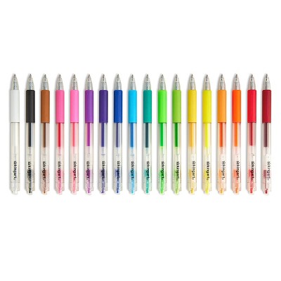 KINGART Retractable Gel Pens 18 Colors