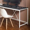 AndMakers Olympus Wood and Metal Corner Desk - image 4 of 4