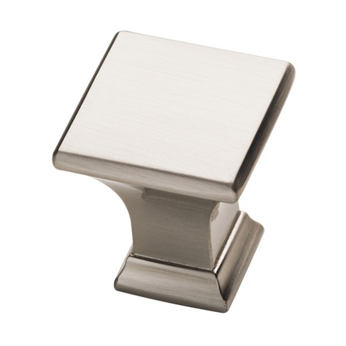 Square Cabinet Knob 2pk Satin Nickel Threshold Target