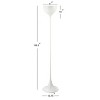 69.5" Metal Joyce Floor Lamp (Includes LED Light Bulb) White - JONATHAN Y - 4 of 4