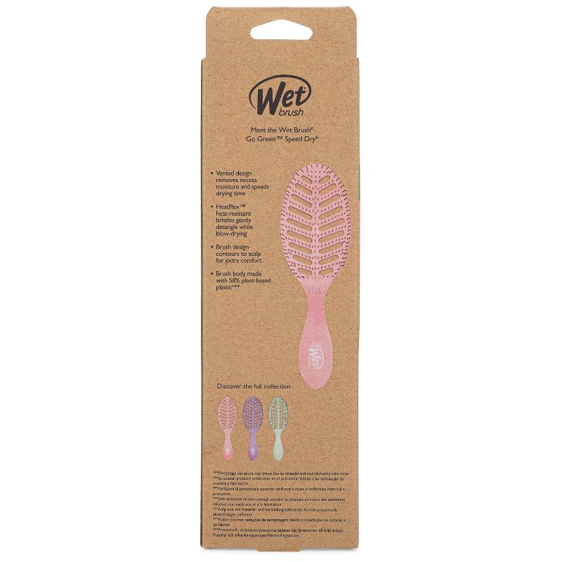 Wet Brush Go Green Speed Dry Hair Brush - Pink, 4 of 9