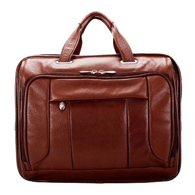 mcklein leather laptop bag