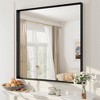 Apmir High-Strength Tempered Glass and Aluminum Alloy Framed French Cleat Mounted Wall Decor Bathroom Vanity Mirror with 5-Year Warranty - 4 of 4
