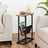 Whizmax Narrow Side Table for Small Spaces, Slim Thin End Table with Storage Holder for Couch, Living Room, Bedroom & Office - 3 of 4