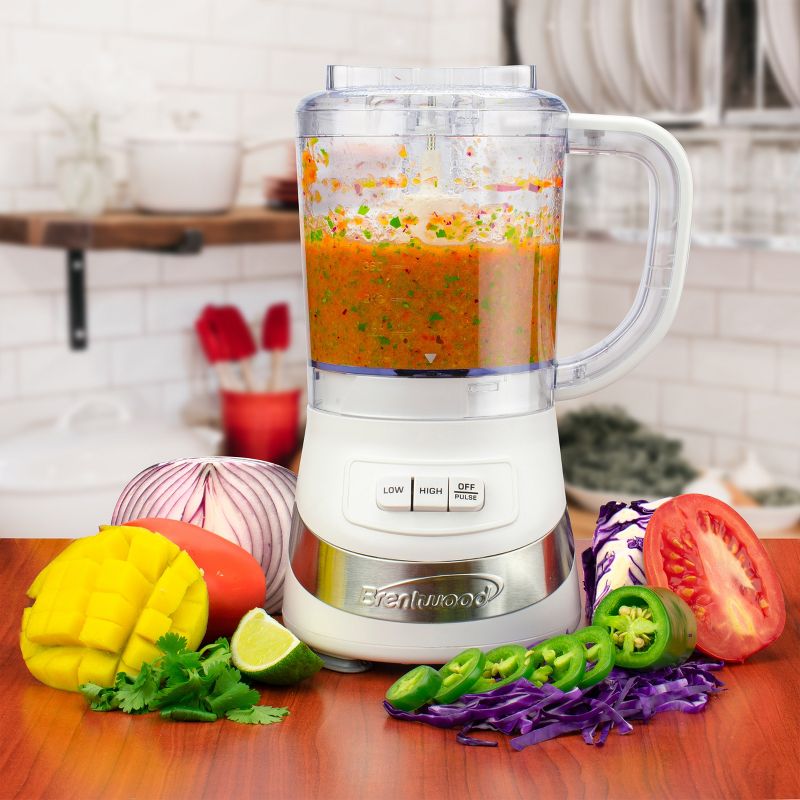 Brentwood FP-549BK 3-Cup Food Processor, 4 of 7