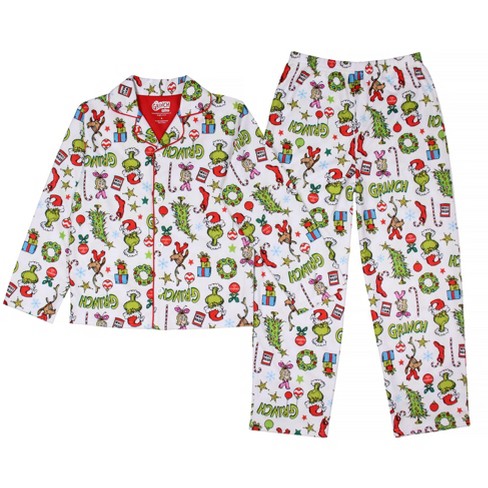 Girls dr seuss pajamas hot sale