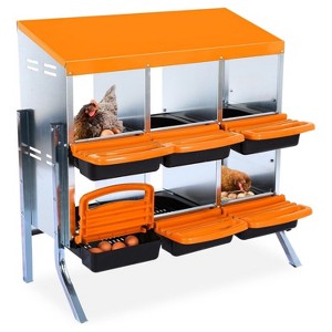 GustoWave Metal Chicken Nesting Box - 1 of 4