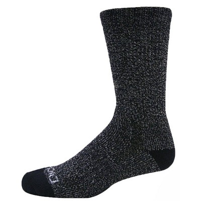 Dickies Men's 2pk Steel Toe Moisture Control Crew Socks - Black 6-12: Midweight, Cotton Blend, Machine Washable