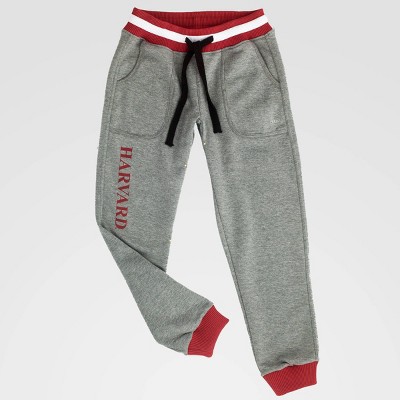 NCAA Harvard Crimson Marl Drop Waist Joggers - Gray XL