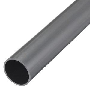 Unique Bargains High Impact Water Plumb Cable Sleeve PVC Rigid Round Pipes 20" Length - 1 of 4