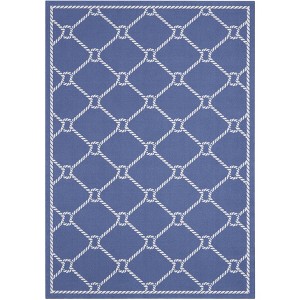 Waverly NauticalNavy Indoor/Outdoor Area Rug by Nourison - 1 of 4