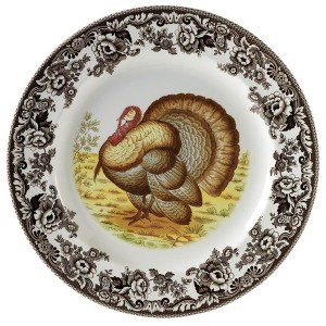 Spode Woodland 10.5” Dinner Plate, Perfect for Thanksgiving and Other Special Occasions, Made in England, Bird Motifs - 1 of 4