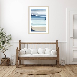 Amanti Art Whispers of The Beach II by Emma Peal Wood Framed Wall Art Print - 1 of 4