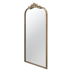Dexmalle Wall Mounted Mirror with Baroque Gold Arch Frame Mirror - 1 of 4