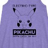 - Pokémon - Electric Type Pikachu Graphic Sleeveless Aline Dress - 2 of 3