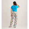 Little Blue House Yoga Bear Knit Women's Cotton Pajama Pants Multicolored Small - 4 of 4