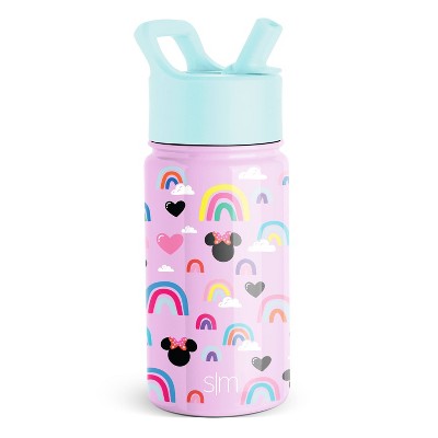 Disney Minnie Mouse 14oz Stainless Steel Summit Kids Water Bottle with  Straw - Simple Modern