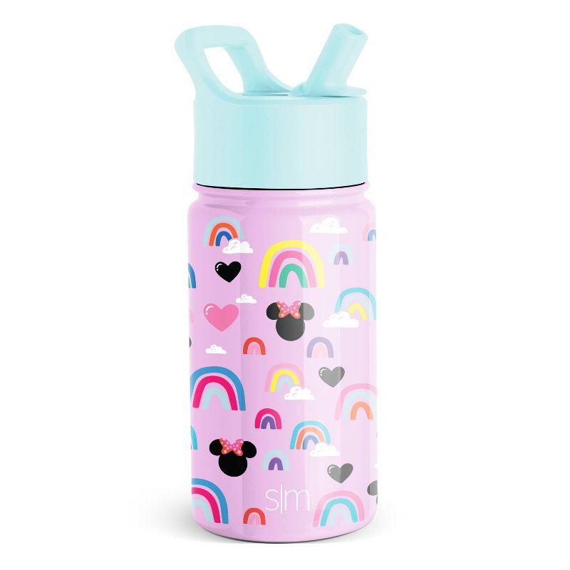 14oz Stainless Steel Summit Kids Water Bottle with Straw - Simple Modern, 1 of 10