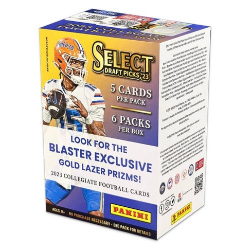 2023 Panini Nfl Select Draft Picks Football Trading Card Blaster Box :  Target