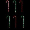 Northlight Lighted Outdoor Christmas Candy Cane Pathway Markers - 28" - Red/Green - Set of 6 - 2 of 4