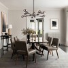 Rennnsan Tessora 40" W 15 -Light Color Glass Dimmable Mid-Century Sputnik Chandelier in Black & Brass - 4 of 4