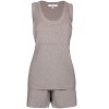 Memoi Women's 2 Piece Sweater Knit Tank Top and Shorts Set - 4 of 4