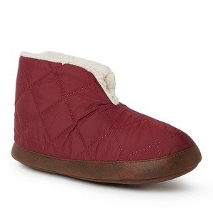 Dearfoams Women's Haven Warm Up Nylon Bootie Slippers - 1 of 4