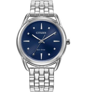 Citizen Ladies Eco-Drive Dress Classic Watch, Silver-Tone Stainless Steel Case and Bracelet, 3 Hand - 1 of 4