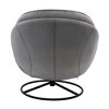 Sapphtopaz 2pc Accent Chair Upholstered Sofa Lounge Chair with Ottoman, Living Room Chair Comfy Chair Furniture for Living Room - 2 of 4