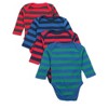 Leveret Long Sleeve Baby Bodysuit - 4 Pack - 2 of 3