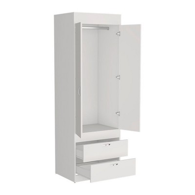 NicBex Armoire Wardrobe Closet Storage Cabinet with Double Doors Cabinet & Drawer for Bedroom