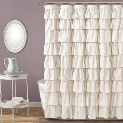 Ruffle Shower Curtain Lush Decor Target