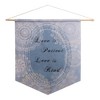 Faith Wall Decor Love Is Patient Pennant – 18x21 Inch by Manual Woodworkers and Weavers - 2 of 3