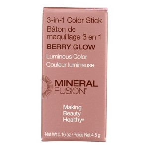 Mineral Fusion - Color Stk 3-in-1 Berry Glow - 1 Each-.16 OZ - 1 of 2