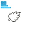 Unique Bargains Alloy Necklace Resin Casting Maple Leaf Shaped Pendant Frames 1.4" 10 Pcs - 4 of 4
