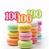 Big Dot of Happiness 100th Birthday - Cheerful Happy Birthday - DIY Shaped Colorful One Hundredth Birthday Party Cut-Outs - 24 Count - 3 of 4